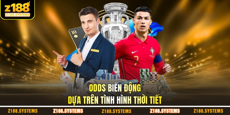 Odds biến động dựa trên tình hình thời tiết
