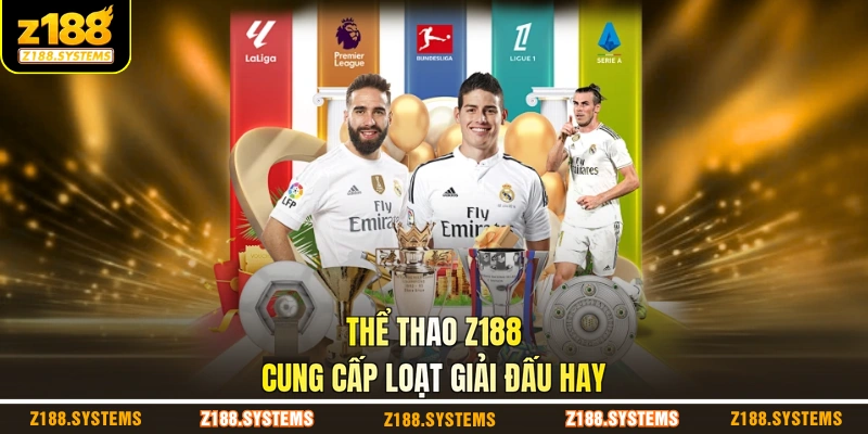 Thể thao Z188 cung cấp loạt giải đấu hay